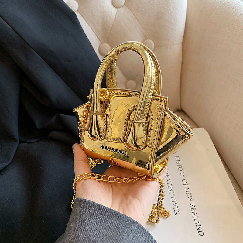 Interior Design Gold - حقيبة أذن صغيرة عصرية، حقائب كتف