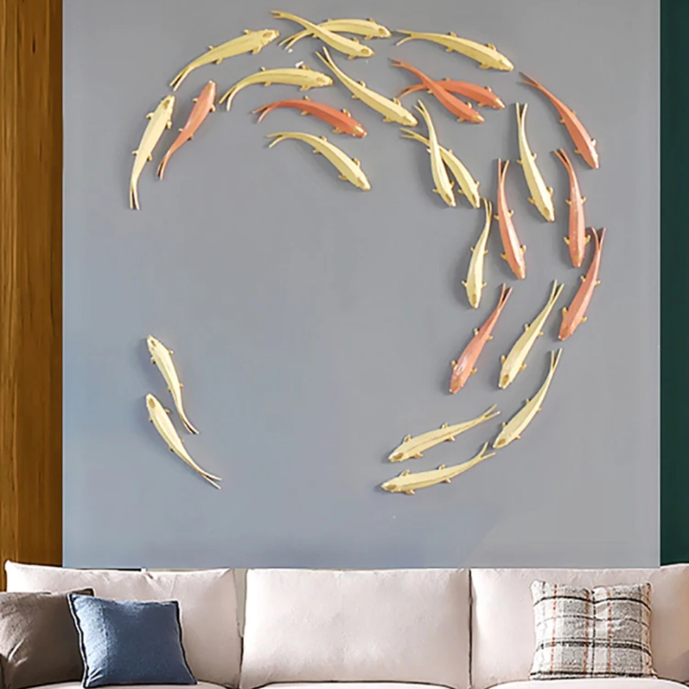 Interior Design Gold - ديكور جداري على الطراز الأوروبي، قلادة