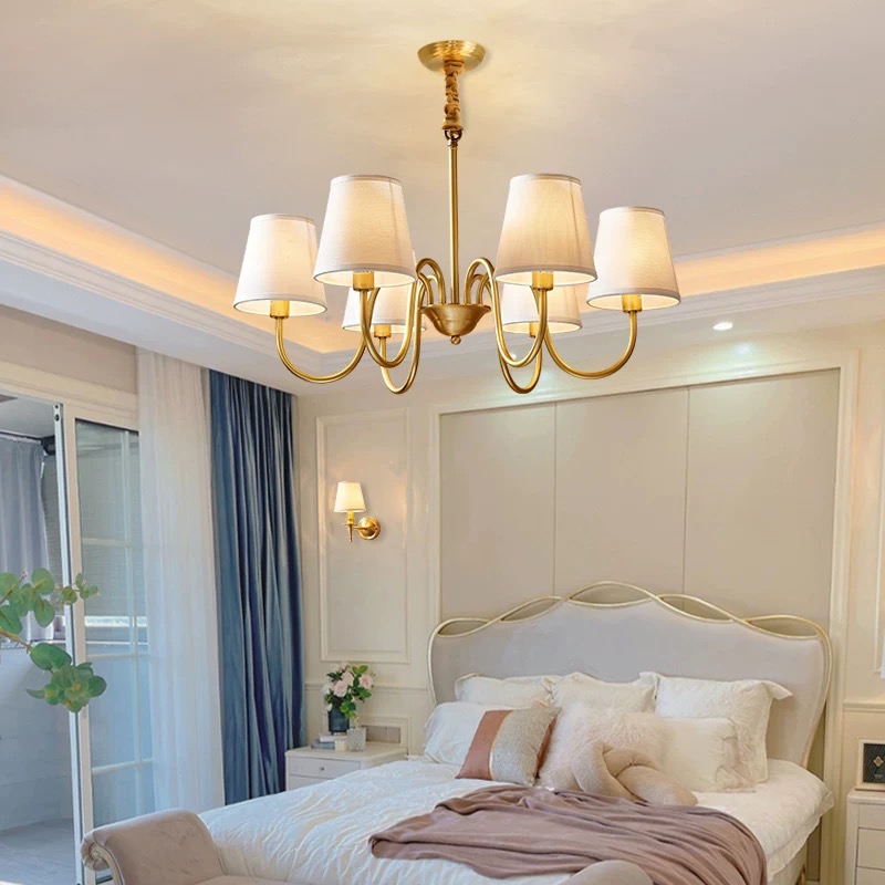ثريا نحاسية لغرفة المعيشة وغرف - مراجعة Interior Design Gold وسعره