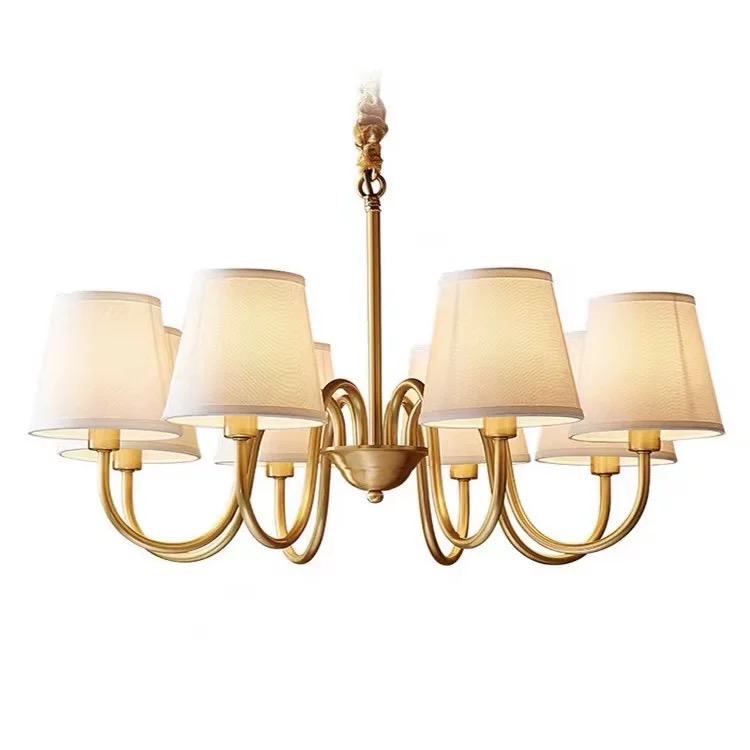 ثريا نحاسية لغرفة المعيشة وغرف - مراجعة Interior Design Gold وسعره