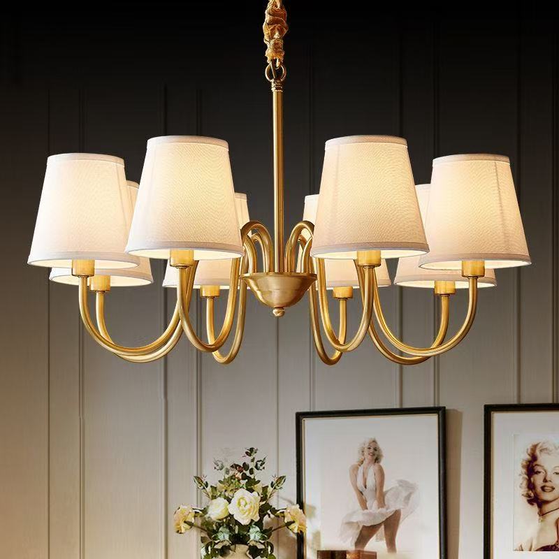 ثريا نحاسية لغرفة المعيشة وغرف - مراجعة Interior Design Gold وسعره