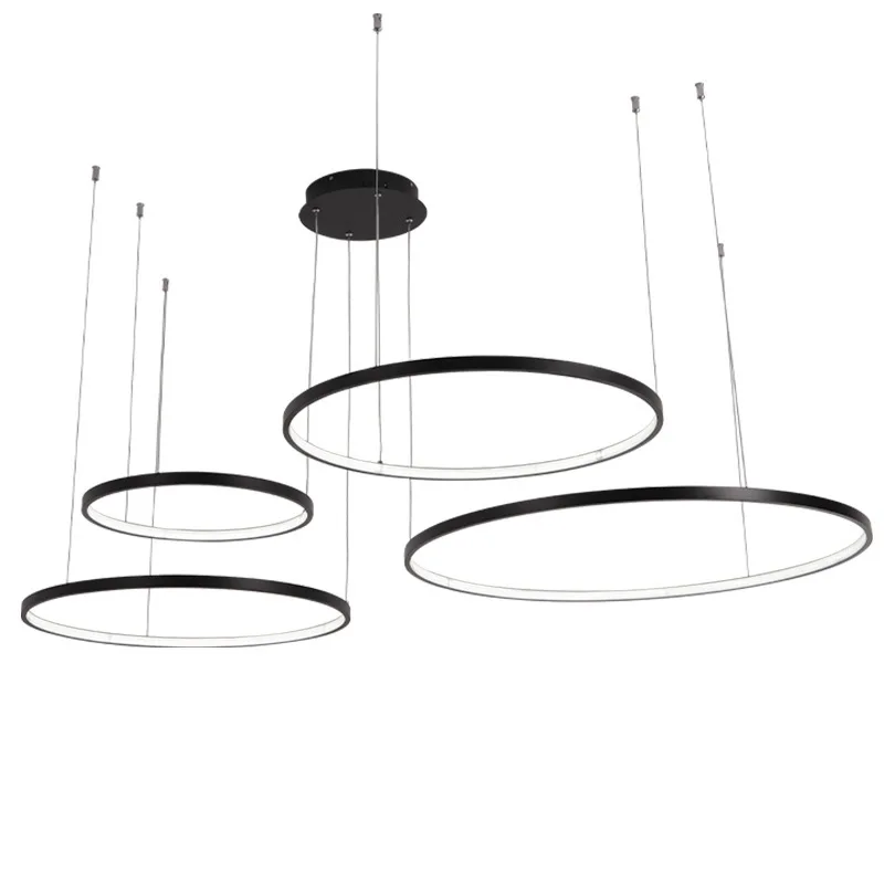 ثريات LED حديثة بتصميم حلقات د - مراجعة Engineering And Interior Design وسعره