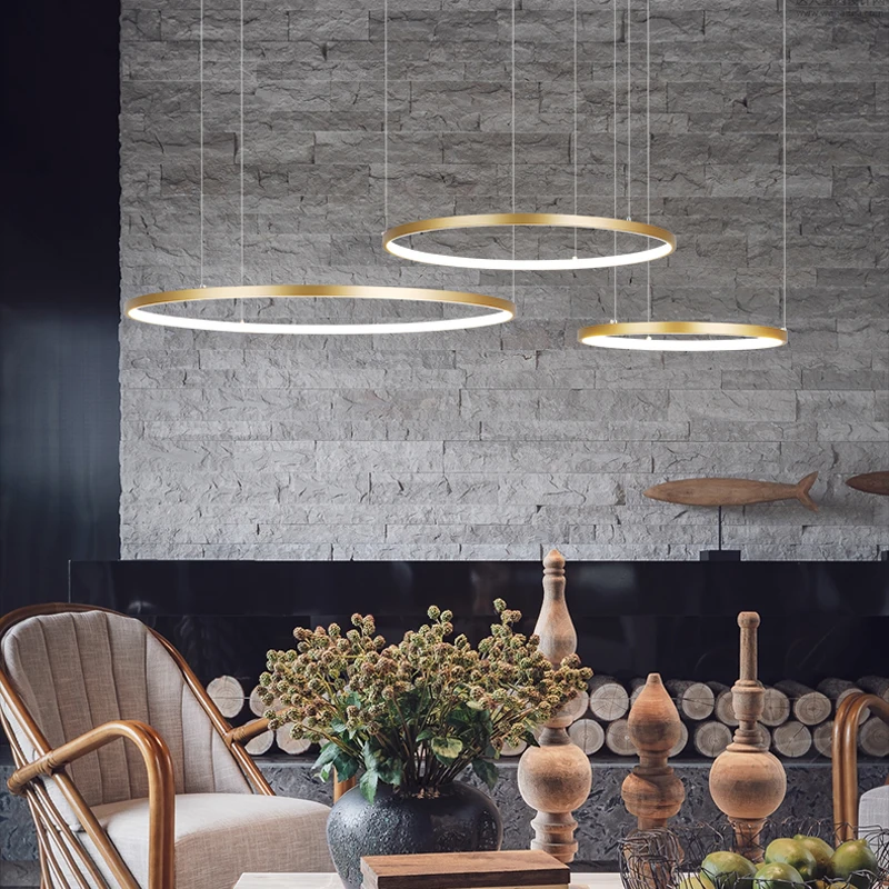 ثريات LED حديثة بتصميم حلقات د - مراجعة Engineering And Interior Design وسعره