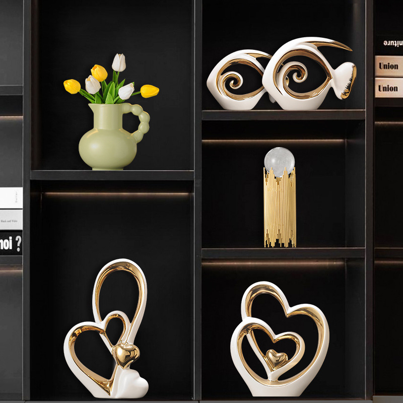 الحرف الخزفية الذهبية المجوفة  - مراجعة Interior Design Gold وسعره